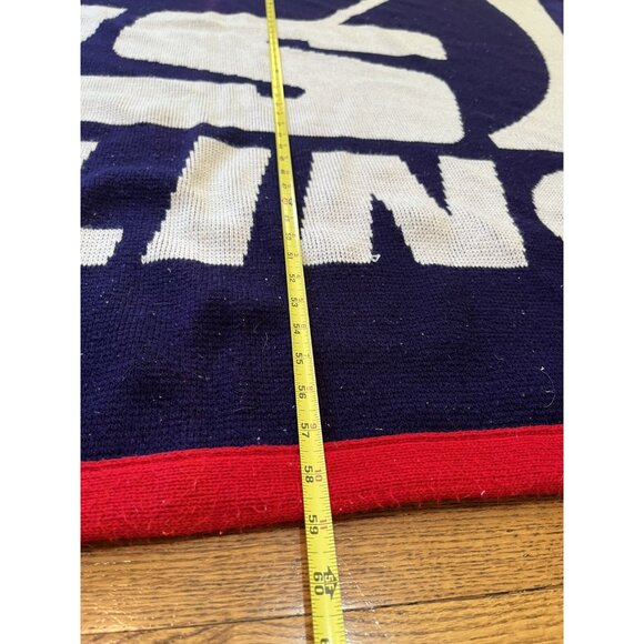 US Sailing David Smith Co Blanket Throw (Vintage) 64" X 59" Made in USA - Picture 4 of 10